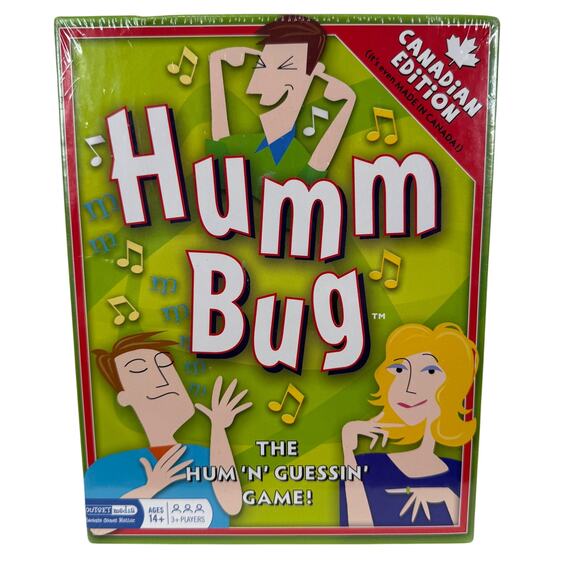 Outset Media Humm Bug: Canadian Edition The Hum 'N' Guessin' Game! SEALED - Picture 1 of 6
